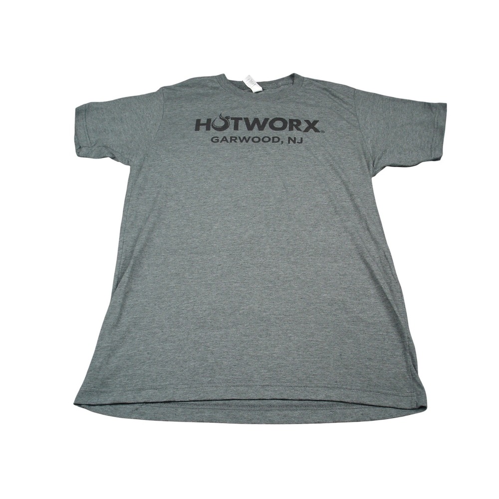 Tultex Mens Hotworx Garwood NJ Graphic T-Shirt‎ Size M Gray Short Sleeve Tee